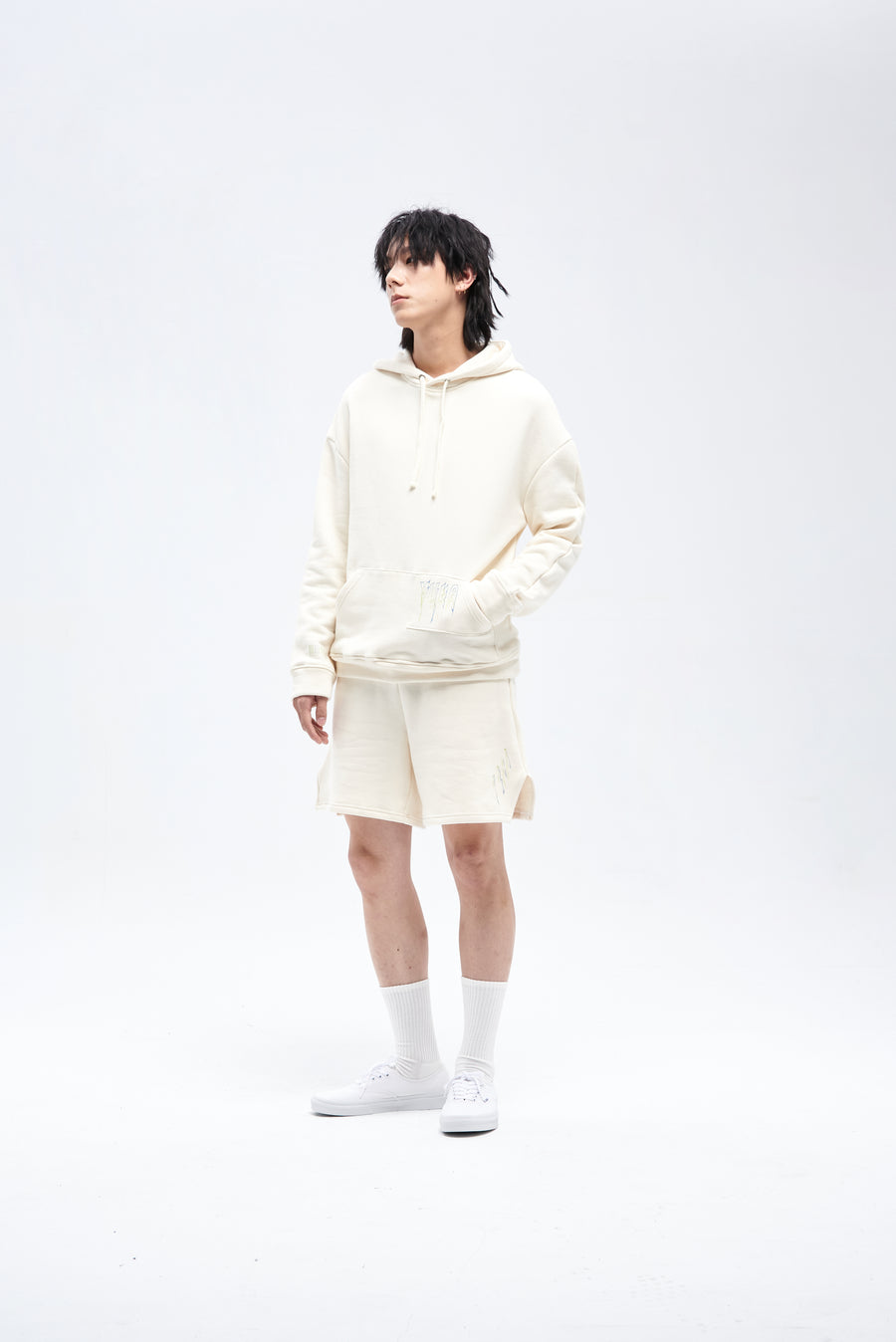 THE KILLER sweatshorts  - Beige freeshipping - YUKA-official