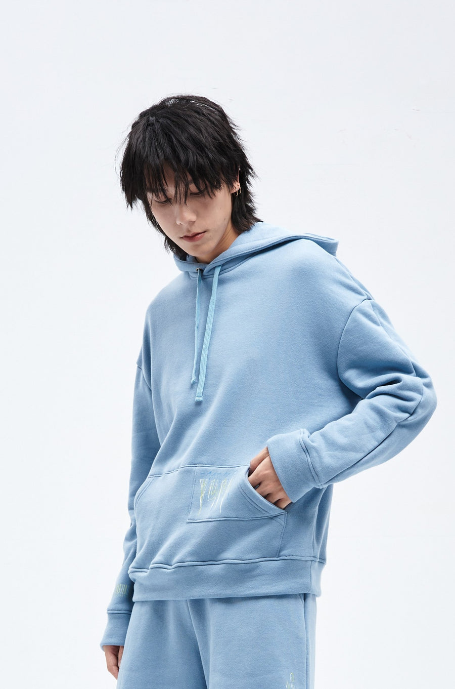 THE KILLER hoodie - Cerulean freeshipping - YUKA-official